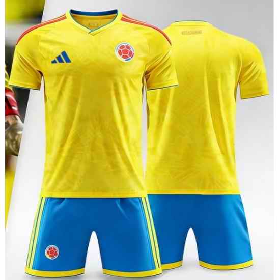 2026 FIFA World Cup Colombia Soccer Home Jersey Blank
